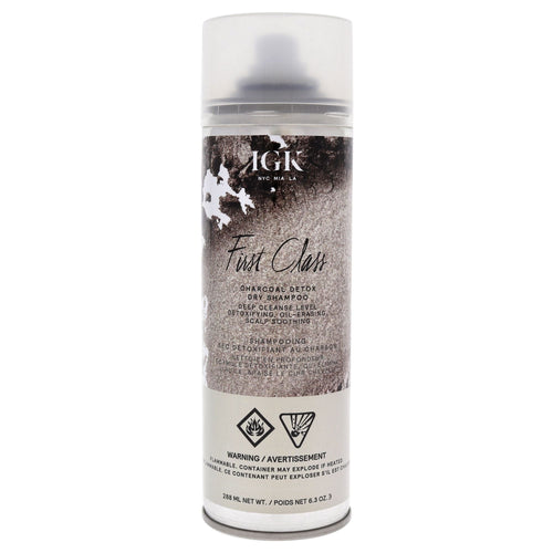 First Class Charcoal Detox Dry Shampoo by IGK for Unisex - 6.3 oz Dry Shampo EasyOptionXY LLC