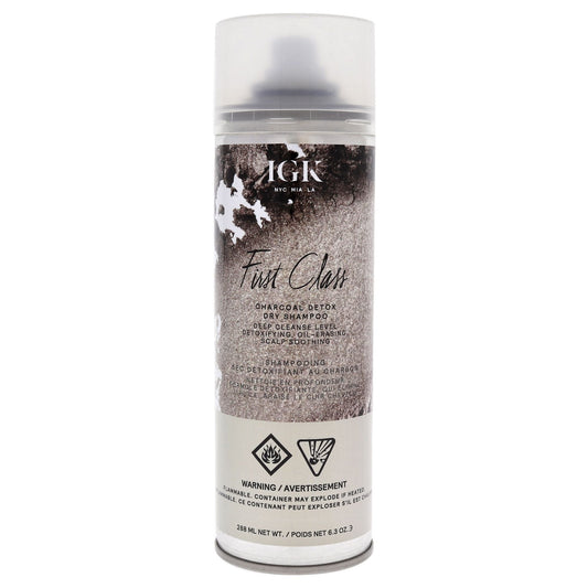 First Class Charcoal Detox Dry Shampoo by IGK for Unisex - 6.3 oz Dry Shampo EasyOptionXY LLC