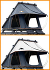 Roll over image to zoom in Adventurer Plus Rooftop Tent Hardshell with Side Awning, Air Conditioner Outlet with Bracket, &Replaceable Rain Flies, Truck Bed Tent for Camping, Pop Up Overland Roof Tents