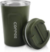 12 oz Stainless Steel Vacuum Insulated Tumbler - Coffee Travel Mug Spill Proof with Lid - T hermos Cup for Keep Hot/Ice Coffee; Tea and Beer