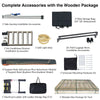 Roll over image to zoom in Adventurer Plus Rooftop Tent Hardshell with Side Awning, Air Conditioner Outlet with Bracket, &Replaceable Rain Flies, Truck Bed Tent for Camping, Pop Up Overland Roof Tents
