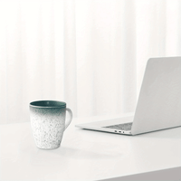 18 oz Large Pottery Coffee Mug, Green Big Tea Cup for Office and Home, Dishwasher and Microwave Safe… EasyOptionXY LLC