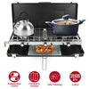 3-Burner 20,000 BTU Portable Propane Camping Stove