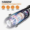 1000W 5 In 1 Immersion Hand Blender Stainless Steel Hand Mixer with 12 Speeds Turbo Mode Food Processor with 20Oz Beaker 17Oz Chopper Whisk Milk Frother