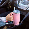 30OZ Straw Coffee Insulation Cup With Handle Portable Car Stainless Steel Water Bottle LargeCapacity Travel B PA F ree Thermal Mug EasyOptionXY LLC