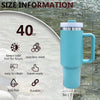 40oz V2 large capacity tumbler,  With Handle And Straw Lid, Insulated Reusable Stainless Steel Water Bottles Travel Mug Coffee Cup car cup water cup For Men Women Outdoor Camping Driving, gift EasyOptionXY LLC