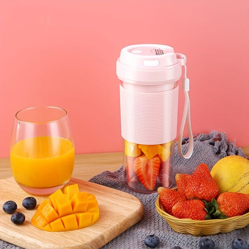 Portable Blender Usb Rechargeable Cordless Mini Personal Blender; Small Shakes Smoothie Fruit Juice Blender Cup For Home Outdoor Travel Office EasyOptionXY LLC