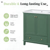 30\" Bathroom Vanity with Sink Combo, Multi-functional Bathroom Cabinet with Doors and Drawer, Solid Frame and MDF Board EasyOptionXY LLC