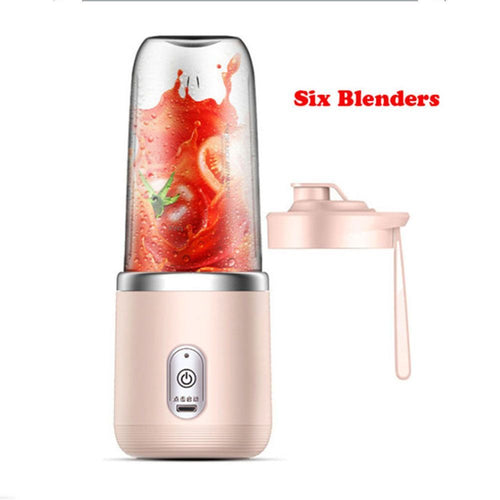 Portable Electric Juicer 400ml Lemon Orange Fruit Squeezer Multifunction Mixer Fruit Smoothie Blender Household Appliances EasyOptionXY LLC
