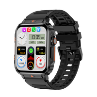 Outdoor Sports Square Smartwatch Answer Call Big Battery Fitness Tracker Waterproof Smartwatch Men For IOS Android
