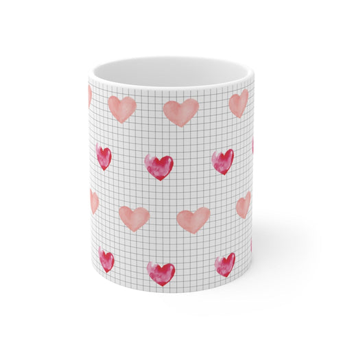 Floating Hearts Logo Mug EasyOptionXY LLC