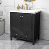 30\" Bathroom Vanity with Sink Combo, Multi-functional Bathroom Cabinet with Doors and Drawer, Solid Frame and MDF Board EasyOptionXY LLC
