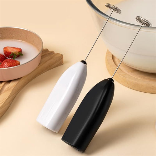 Mini Stainless Electric Handheld Egg Beater Household Kitchen Steel Coffee Milk Tea Blender Beat up the Cream Stirring EasyOptionXY LLC