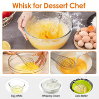 1000W 5 In 1 Immersion Hand Blender Stainless Steel Hand Mixer with 12 Speeds Turbo Mode Food Processor with 20Oz Beaker 17Oz Chopper Whisk Milk Frother