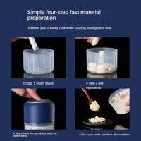 1pc Mini Garlic Masher; Electric Household Small Garlic Masher; Garlic Puller; Baby Food Supplement; Garlic Masher; Strong Power EasyOptionXY LLC