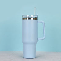 1200ml Stainless Steel Mug Coffee Cup Thermal Travel Car Auto Mugs T hermos 40 Oz Tumbler with Handle Straw Cup Drinkware New In