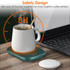 Electric Coffee Mug Warmer for Desk Auto Shut off USB Tea Milk Beverage Cup 3 Temperature Setting EasyOptionXY LLC