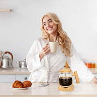 Electric Mixing Mug 400ML High Speed Mixing Cup USB Rechargeable Self String Mug with Warming Pad for Coffee Milk Protein Powder Egg EasyOptionXY LLC