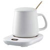 Electric Coffee Mug Warmer for Desk Auto Shut off USB Tea Milk Beverage Cup 3 Temperature Setting EasyOptionXY LLC