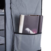 Room-saving 10-Layers 9 Lattices Non-woven Fabric Shoe Rack Black