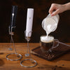 1 Milk Frother With Stand Handheld Frothing Electric Whisk With ; Speed Blender; Milk Froth; Mini Blender And Coffee Blender Froth Smoothie; Latte; EasyOptionXY LLC