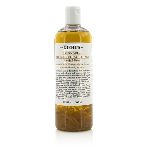 Kiehl's by Kiehl's Calendula Herbal Extract Alcohol-Free Toner - For Normal to Oily Skin Types --500ml/16.9oz EasyOptionXY LLC