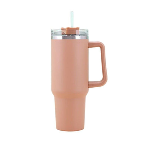 40oz Stainless Steel Handle Bottle Car Cup Double-layer Vacuum Iced Beer Cup Outdoor Portable Travel Insulation Cup EasyOptionXY LLC