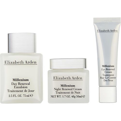 ELIZABETH ARDEN by Elizabeth Arden Millenium Set: Day Renewal Emulsion + Night Renewal Cream + Eye Renewal Cream --3pcs EasyOptionXY LLC