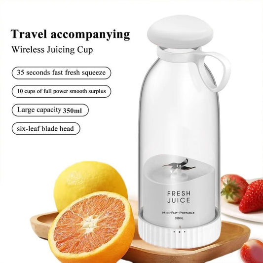 350ml Electric Juicer Blender Mini Portable Blender Bottle USB Rechargeable Fruit Mixers Juicers Multifunction Juice Maker Machine Food Milkshake Cup EasyOptionXY LLC