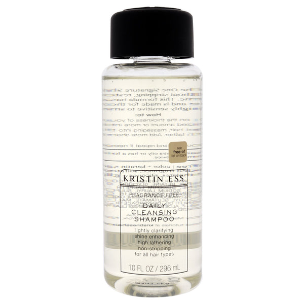 Fragrance Free Daily Cleansing Shampoo by Kristin Ess for Unisex - 10 oz Shampoo EasyOptionXY LLC