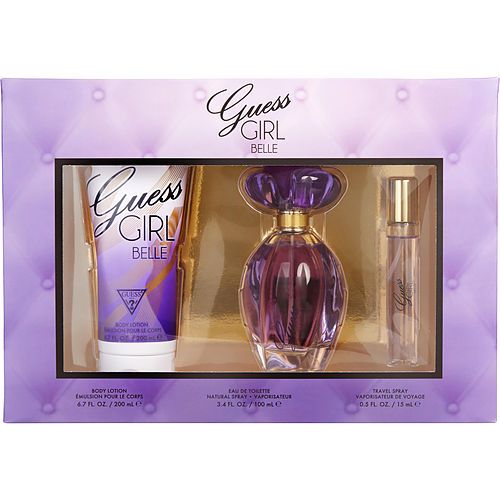 GUESS GIRL BELLE by Guess EDT SPRAY 3.4 OZ & BODY LOTION 6.7 & EDT SPRAY 0.5 OZ EasyOptionXY LLC