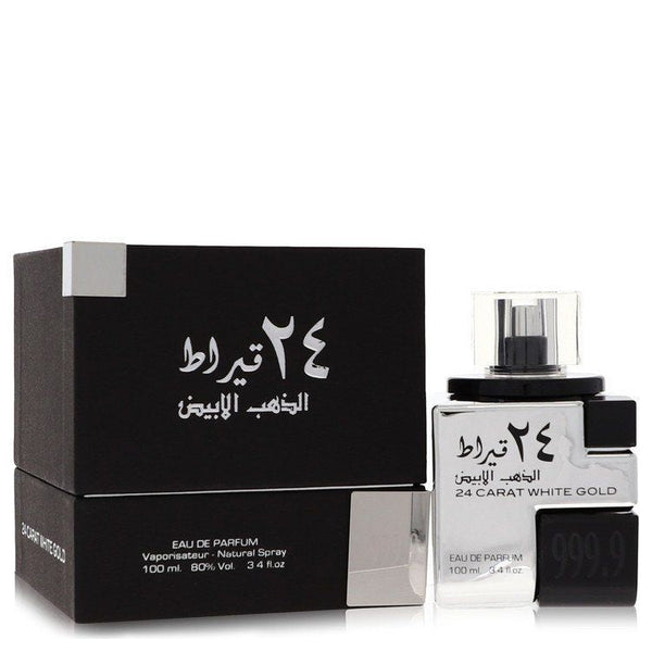 Lattafa 24 Carat White Gold by Lattafa Eau De Parfum Spray (Unisex) EasyOptionXY LLC
