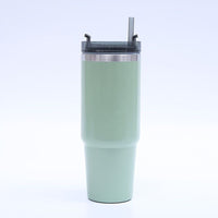 1pc Stainless Steel Vacuum Mug; Home; Office Or Car Vacuum Flask; Insulation Cup With Straw; Insulated Tumbler EasyOptionXY LLC