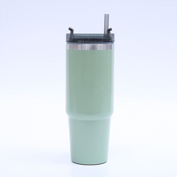 1pc Stainless Steel Vacuum Mug; Home; Office Or Car Vacuum Flask; Insulation Cup With Straw; Insulated Tumbler EasyOptionXY LLC
