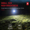 Mini Pocket LED Flashlight Clip On Rechargeable Torch Light Lamp Camping Hiking EasyOptionXY LLC