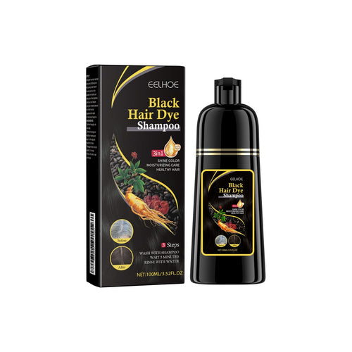 EELHOE Black Hair Shampoo Polygonum Multiflorum Essence Moisturizing, Cleaning, Repairing, Black And Soft Hair Shampoo EasyOptionXY LLC