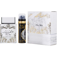 LATTAFA PURE MUSK by Lattafa EAU DE PARFUM SPRAY 3.4 OZ & DEODORANT 1.6 OZ EasyOptionXY LLC