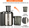 87043565 1100W household centrifugal juicer multi-function electric juicer 2.5L slag cup does not contain BPA fruit and vegetable juice, modern vertical mixing kitchen juicer, secondary mechanical EasyOptionXY LLC