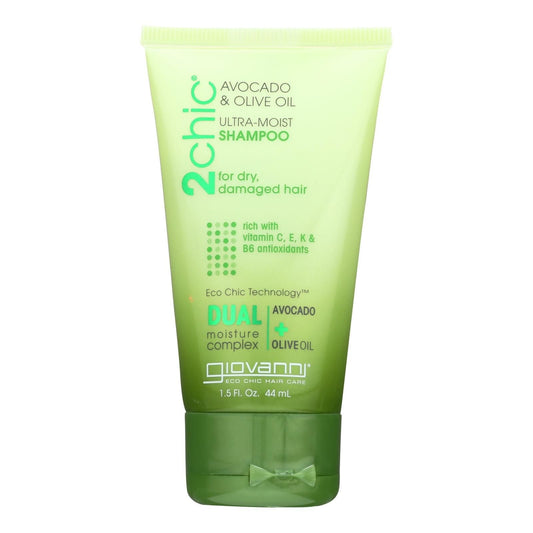 Giovanni Hair Care Products Shampoo - 2chic Ultra-moist Shampoo With Avocado And Olive Oil - Case Of 12 - 1.5 Fl Oz. EasyOptionXY LLC