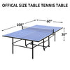 9-Foot Foldable Indoor Ping Pong Table Set with Accessories