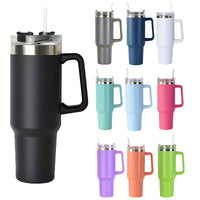 40oz Stainless Steel Handle Bottle Car Cup Double-layer Vacuum Iced Beer Cup Outdoor Portable Travel Insulation Cup EasyOptionXY LLC