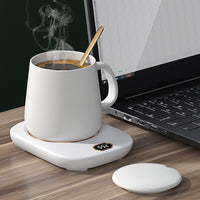 Electric Coffee Mug Warmer for Desk Auto Shut off USB Tea Milk Beverage Cup 3 Temperature Setting EasyOptionXY LLC