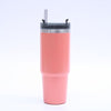 1pc Stainless Steel Vacuum Mug; Home; Office Or Car Vacuum Flask; Insulation Cup With Straw; Insulated Tumbler EasyOptionXY LLC