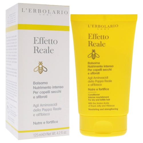 Effetto Reale Intense Nourishment Conditioner by LErbolario for Unisex - 4.2 oz Conditioner EasyOptionXY LLC