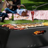 Foldable Charcoal BBQ Grill – Portable Triangle Design for Camping