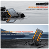 Power Bank Wireless Charger 20000mAh Fast Charging Power Bank for All Mobile Devices, Solar Portable Charger with Dual Flashlights, Carabiner