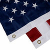 Heavy Duty Outdoor American Flag Embroidered Stars & Brass Grommets