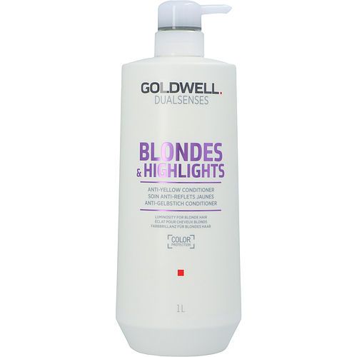GOLDWELL by Goldwell DUAL SENSES BLONDES & HIGHLIGHTS ANTI-YELLOW CONDITIONER 33.8 OZ EasyOptionXY LLC