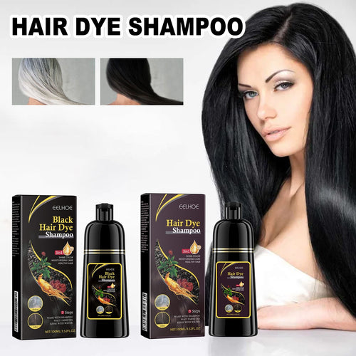 EELHOE Black Hair Shampoo Polygonum Multiflorum Essence Moisturizing, Cleaning, Repairing, Black And Soft Hair Shampoo EasyOptionXY LLC