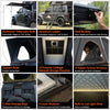 Roll over image to zoom in Adventurer Plus Rooftop Tent Hardshell with Side Awning, Air Conditioner Outlet with Bracket, &Replaceable Rain Flies, Truck Bed Tent for Camping, Pop Up Overland Roof Tents